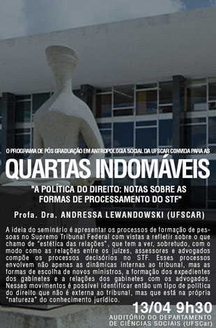 Quartas Indomáveis – Andressa Lewandowski (UFSCar)