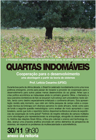 Quartas Indomáveis – Letícia Cesarino (UFSC)