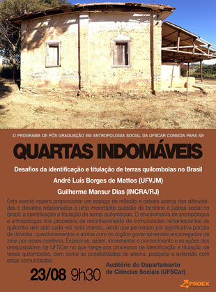 Quartas Indomáveis – Terras quilombolas no Brasil