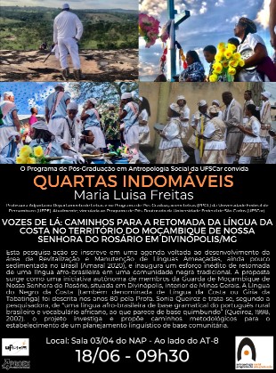 Quartas Indomáveis – Maria Luisa Freitas – 18/06 – 09h30