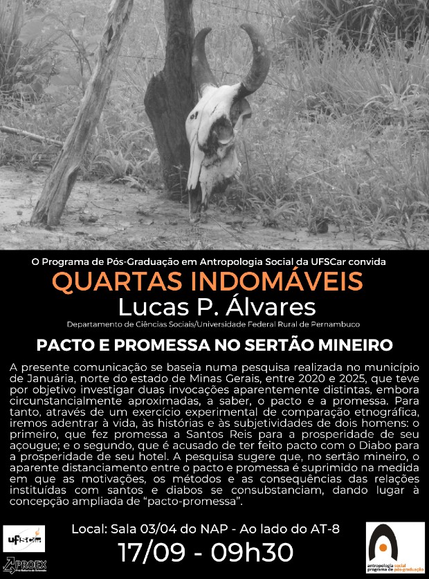 Quartas Indomáveis – Lucas P. Álvares – 17/09 – 09h30