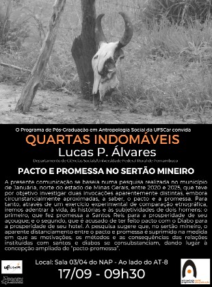 Quartas Indomáveis – Lucas P. Álvares – 17/09 – 09h30