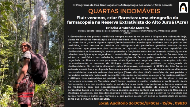 Quartas Indomáveis – Priscila Ambrósio Moreira – 15/04, às 09h30