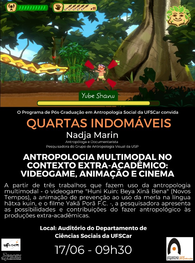 Divulgação – Quartas Indomáveis – Nadja Marin- 17/06, às 09h30, no Auditório do DCSo